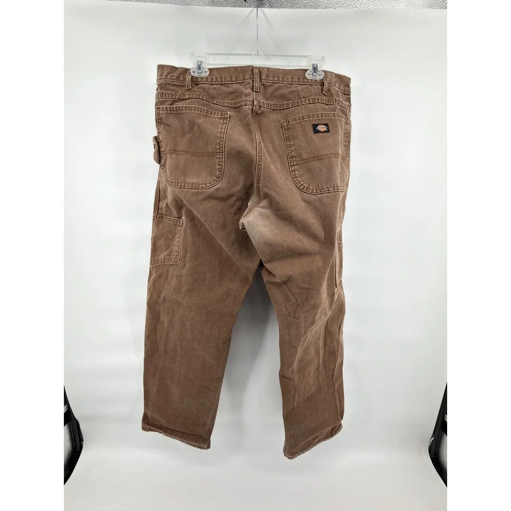 Vintage Dickies‎ Brown Carpenter Pants 38x30 Duck Canvas Workwear Baggy Skate